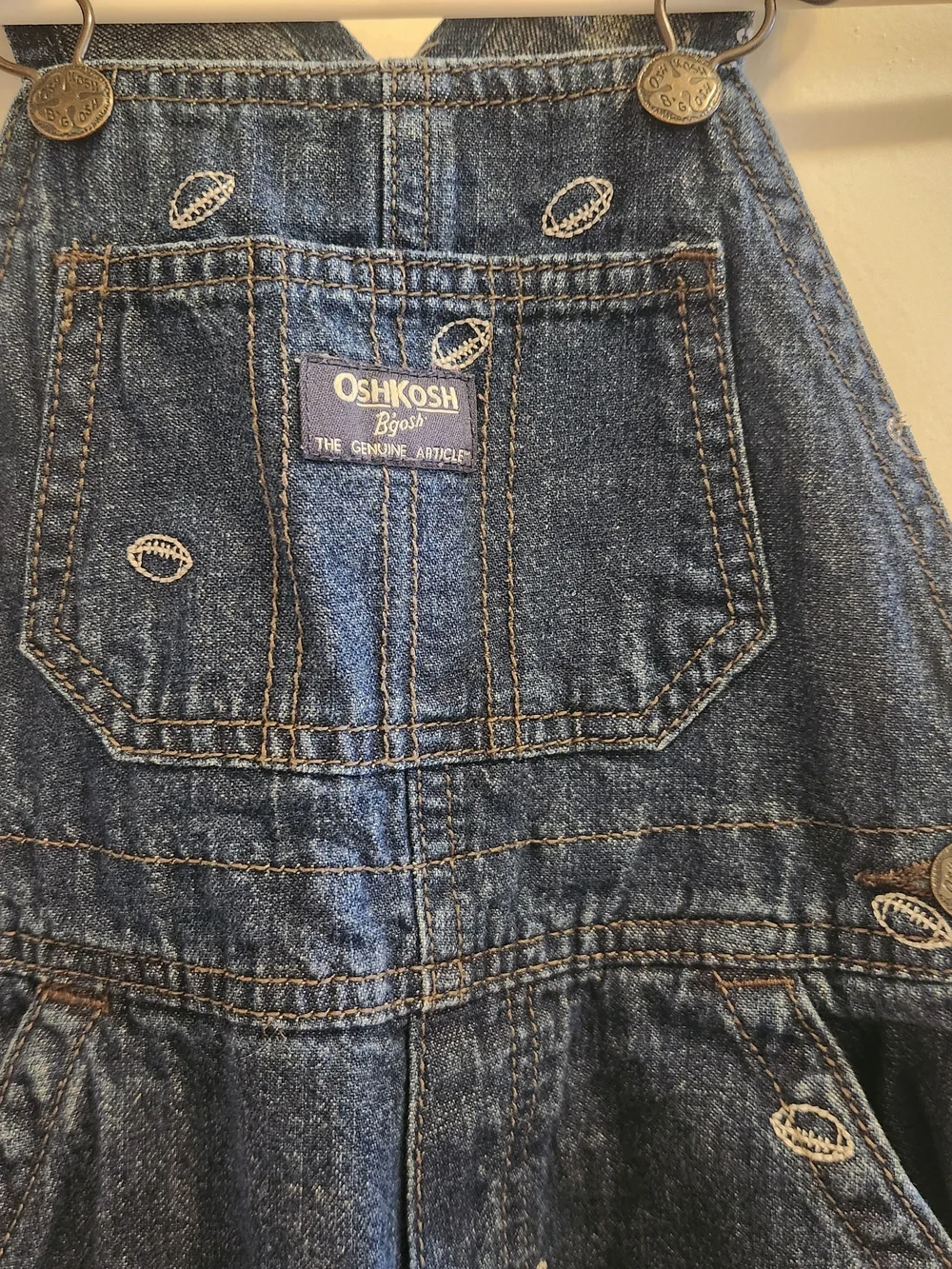 OshKosh B'Gosh Football Jean Overalls